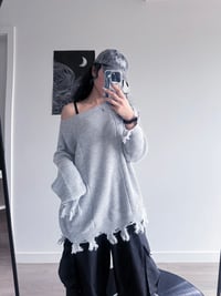Image 3 of Afterglow Distressed Knit