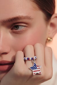 4TH OF JULY STRETCH RING