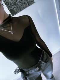 Image 2 of Shadow Mesh Top