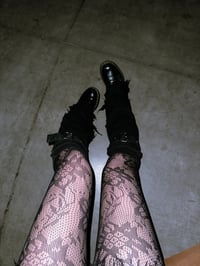 Image 1 of Dark & Light Bloom Tights