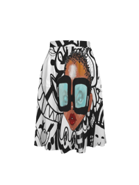 Image 1 of SCRIBBLE GRAFITI SKIRT