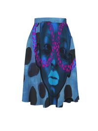Image 2 of DENIM SPOT GRAFITI SKIRT