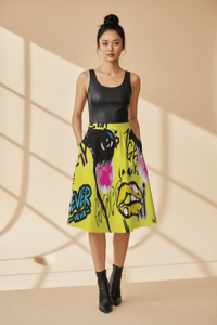 Image 1 of FUN GIRL GRAFITI SKIRT