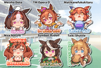 Image 4 of (PRE-ORDER) Vinyl Stickers - Umamusume 