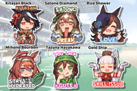 Image 1 of (PRE-ORDER) Vinyl Stickers - Umamusume 