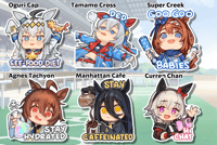 Image 3 of (PRE-ORDER) Vinyl Stickers - Umamusume 