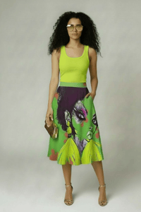 Image 1 of BEATFACE HONEY GRAFITI SKIRT