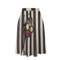 Image 2 of STRIPED GRAFITI SKIRT