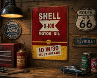 Image 3 of Mancave Decor Vintage Signs USA Auto Theme 8x12