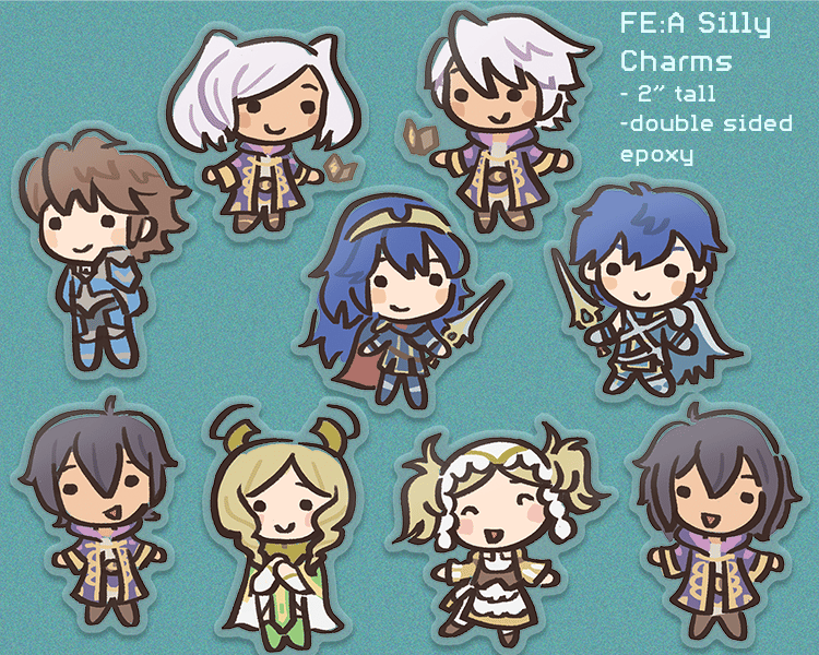 Image of FE Awakening Silly Charm Set PREORDERS END 5/17