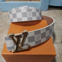 Image 2 of LV Belt White 2025
