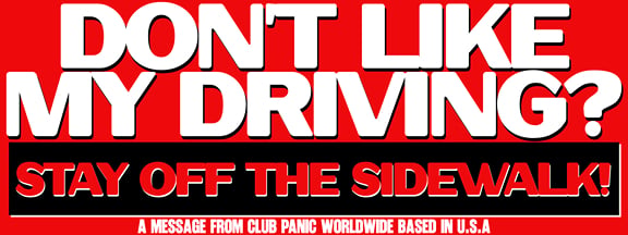 Image of DAILY DRIVER BUMPER STICKER