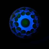 Image 11 of UV Fume Reticello Flower Murrini Marble