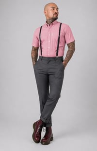 Image 1 of JEGGAE SHIRT 'J-PINK' MEN'S SHORT & LONG SLEEVE