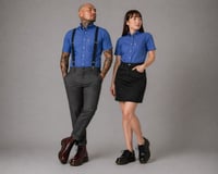 Image 3 of JEGGAE SHIRT 'J-ROYAL' WOMEN'S SHORT & LONG SLEEVE