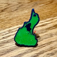 Image 1 of Block Island Enamel Pin Green Variant