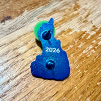 Image 4 of Block Island Enamel Pin Green Variant