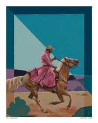 Image 1 of Lone Rider - 16x20" open edition