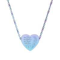 Image 3 of Mother's Day Heart Necklace — Engraved Pendant