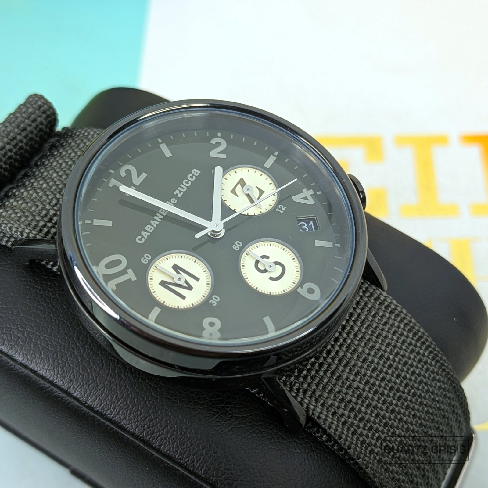 2012 Seiko x Cabane de Zucca Reverse Panda Quartz Chronograph