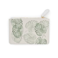 Image 1 of Monstera Leaf Mini Clutch