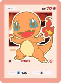 #004 Charmander Enamel Pin Pre Sale (for Kickstarter)