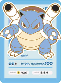 #009 Blastoise Enamel Pin Pre Sale (for Kickstarter)