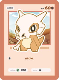 #104 Cubone Enamel Pin Pre Sale (for Kickstarter)