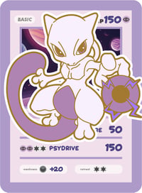 #150 Mewtwo Enamel Pin Pre Sale (for Kickstarter)