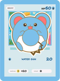 #183 Marill Enamel Pin Pre Sale (for Kickstarter)