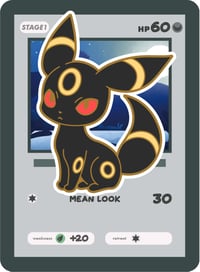 #197 Umbreon Enamel Pin Pre Sale (for Kickstarter)