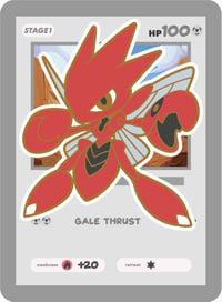 #212 Scizor Enamel Pin Pre Sale (for Kickstarter)