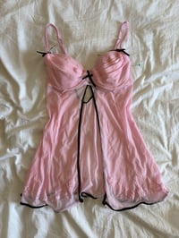 Image 1 of Vintage Y2K Charlotte Russe baby pink babydoll cam