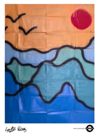 Image 1 of A3 Giclée Art Print — NICE LANDSCAPE — collaboration with Lawrie Williams and Marc Craig