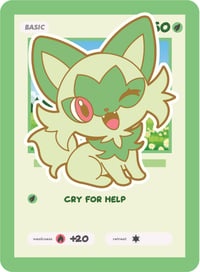 #906 Sprigatito Enamel Pin Pre Sale (for Kickstarter)
