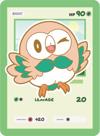 #722 Rowlet Enamel Pin Pre Sale (for Kickstarter)