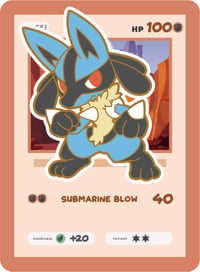 #448 Lucario Enamel Pin Pre Sale (for Kickstarter)