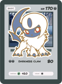 #359 Absol Enamel Pin Pre Sale (for Kickstarter)