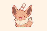 Eevee acrylic keychain Pre Sale (for Kickstarter)