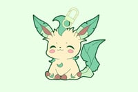 Leafeon acrylic keychain Pre Sale (for Kickstarter)