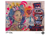 Image 1 of A3 Giclée Art Print — PRINCESS DOPPLEGANGER — collaboration with Apparan and Marc Craig