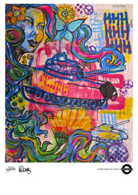 Image 1 of A3 Giclée Art Print — THREE PEAKS OF PLENTY — collaboration with Apparan and Marc Craig