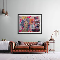 Image 2 of PRINCESS DOPPLEGANGER — original artwork — collaboration with Apparan and Marc Craig