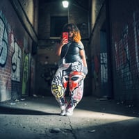 Image 1 of DOPE GRAFITI ART PANTS