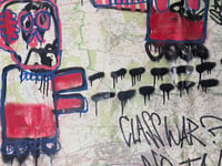 Image 2 of A3 Giclée Art Print — THE POINTLESS WAR MACHINES — collaboration with Dole Boi and Marc Craig