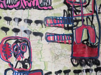 Image 3 of A3 Giclée Art Print — THE POINTLESS WAR MACHINES — collaboration with Dole Boi and Marc Craig