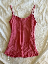 Image 2 of Vintage Y2K pink silk sequin cami 