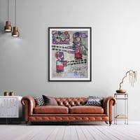 Image 2 of THE POINTLESS WAR MACHINES — original artwork — collaboration with Dole Boi and Marc Craig