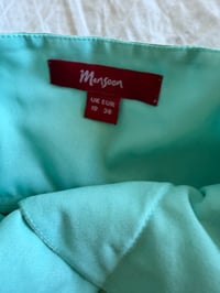 Image 8 of Vintage Y2K turquoise beaded silk fairy cami 