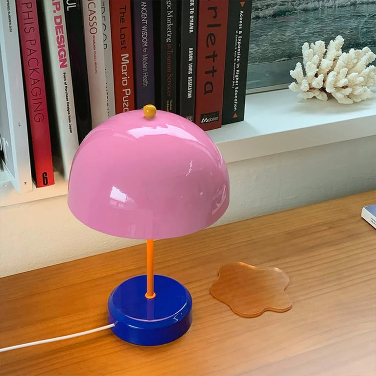 LAMPE LED À POSER COLOR DROP - ROSE Image 3
